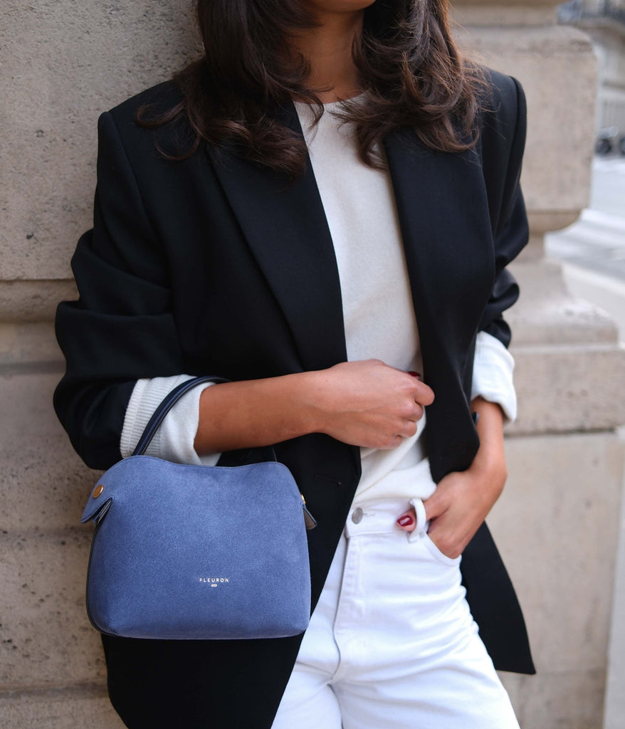 Mini Swann | Suede Jeans - Fleuron Paris